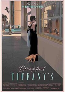 「ティファニーで朝食を」のアートポスター